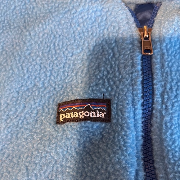 Patagonia Blue Fleece Baby Onesie - Picture 2 of 10